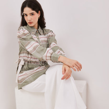 Chanté - Joy Shirt in Sage