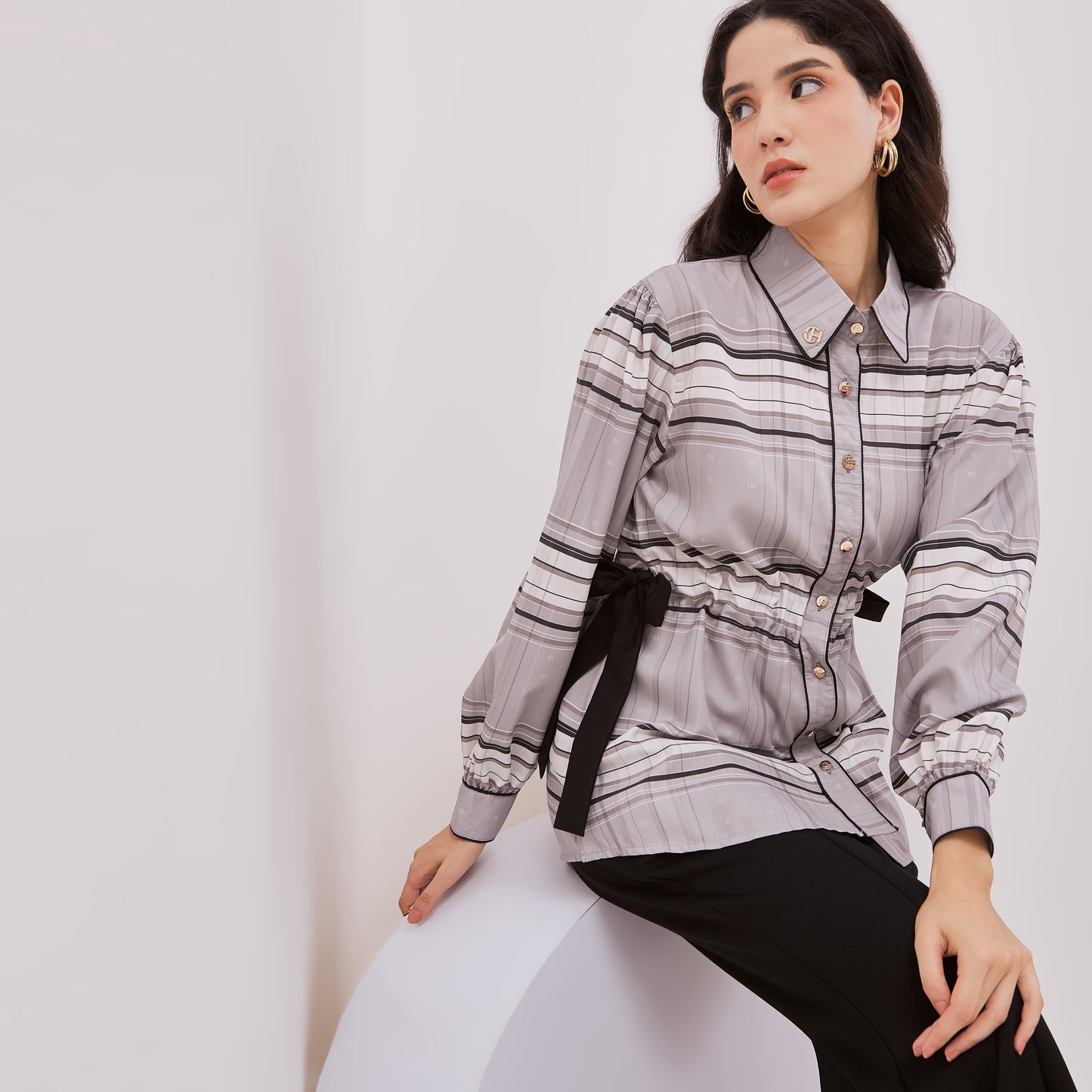 Chanté - Joy Shirt in Grey
