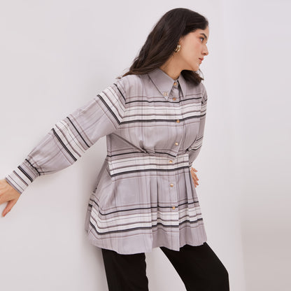 Chanté - Joelle Shirt in Grey