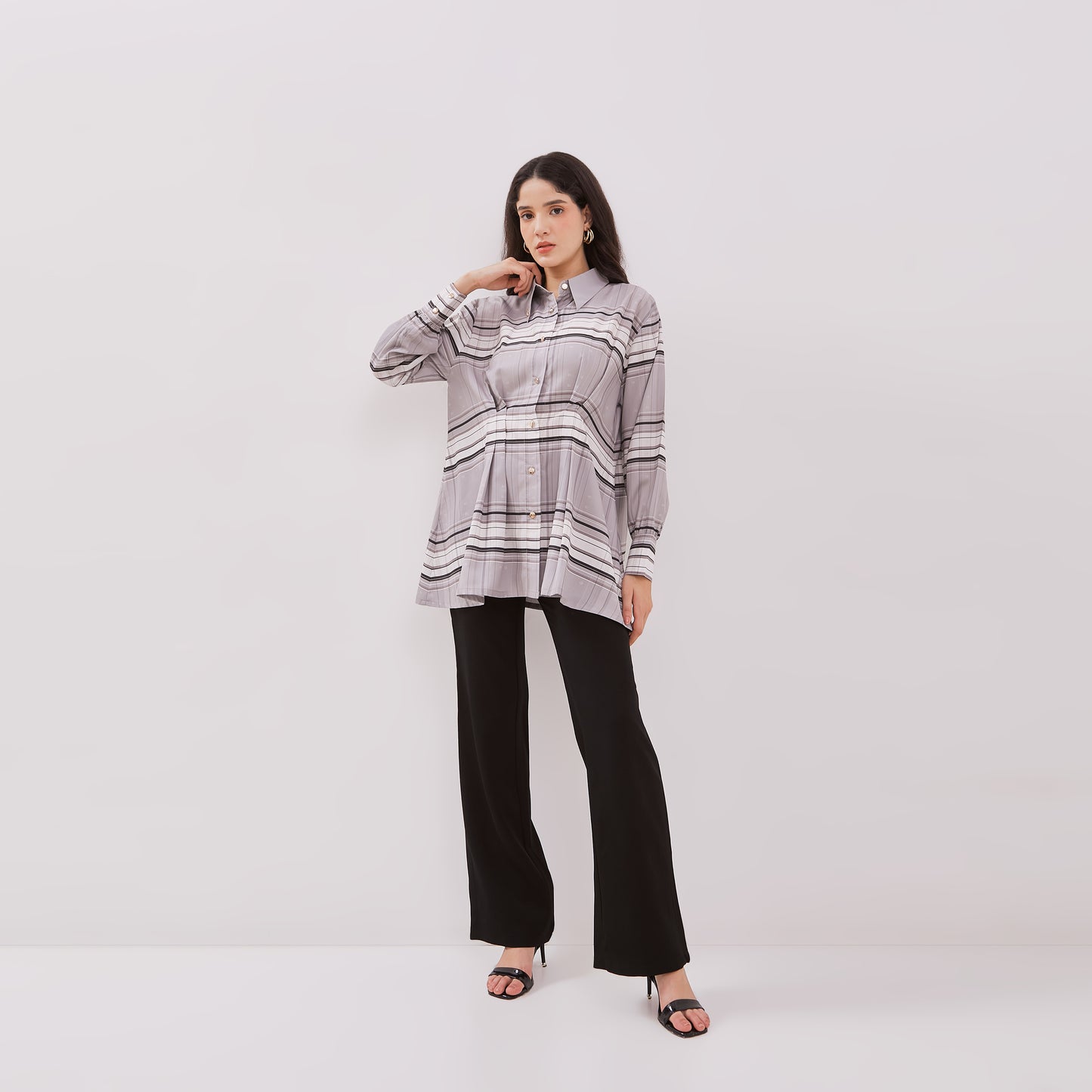 Chanté - Joelle Shirt in Grey