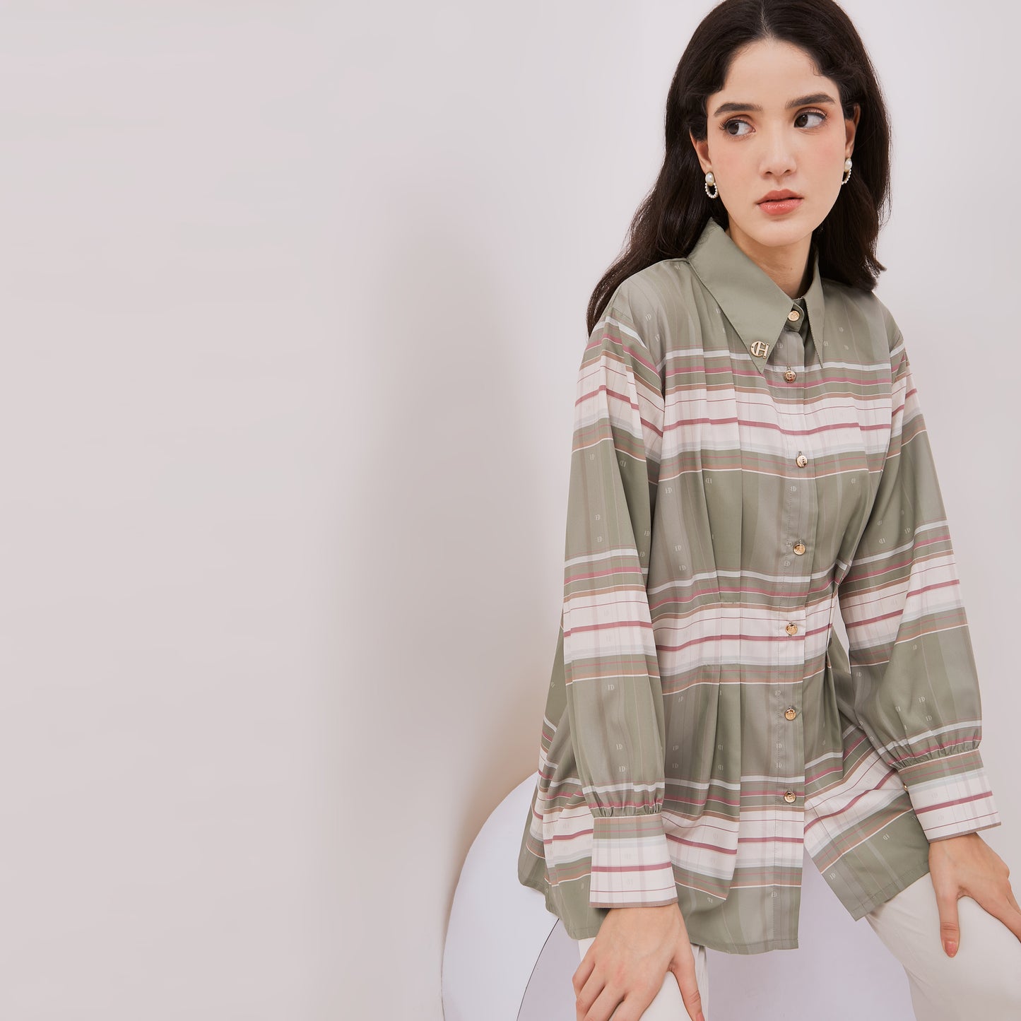 Chanté - Joelle Shirt in Sage