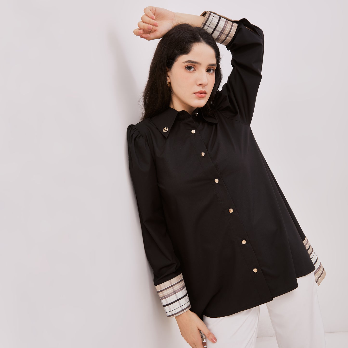 Chanté - Josie Shirt in Black