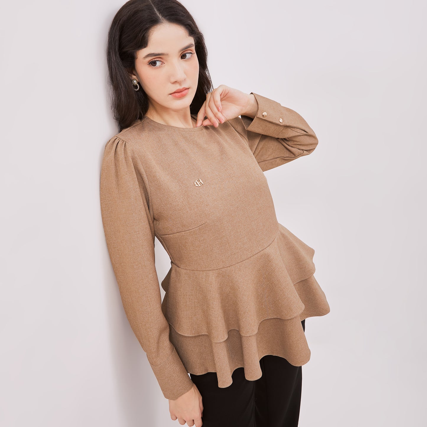 Chanté - Jenna Blouse in Brown