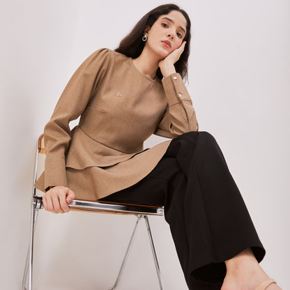 Chanté - Jenna Blouse in Brown