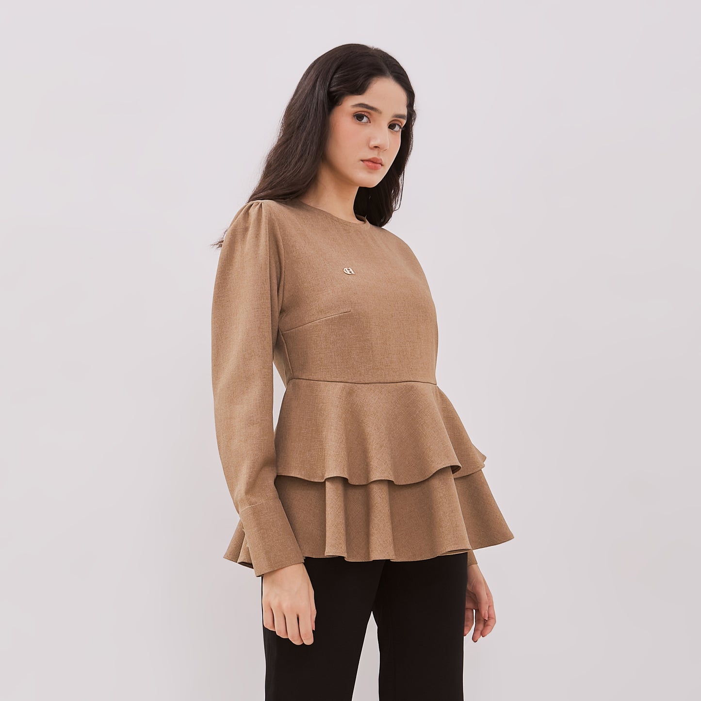 Chanté - Jenna Blouse in Brown