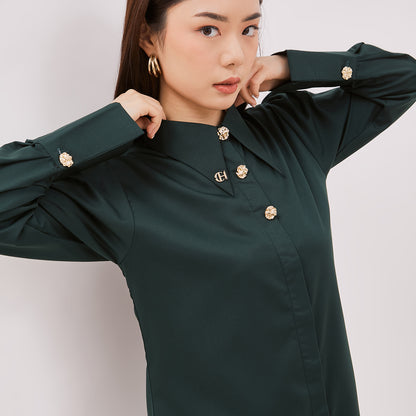 Chanté - Gaura Shirt in Emerald