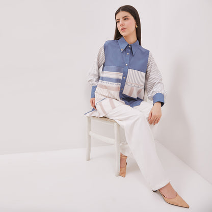 Chanté - Gilly Shirt in Pastel Blue