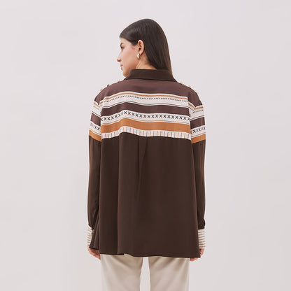 Chanté - Galla Shirt in Dark Choco