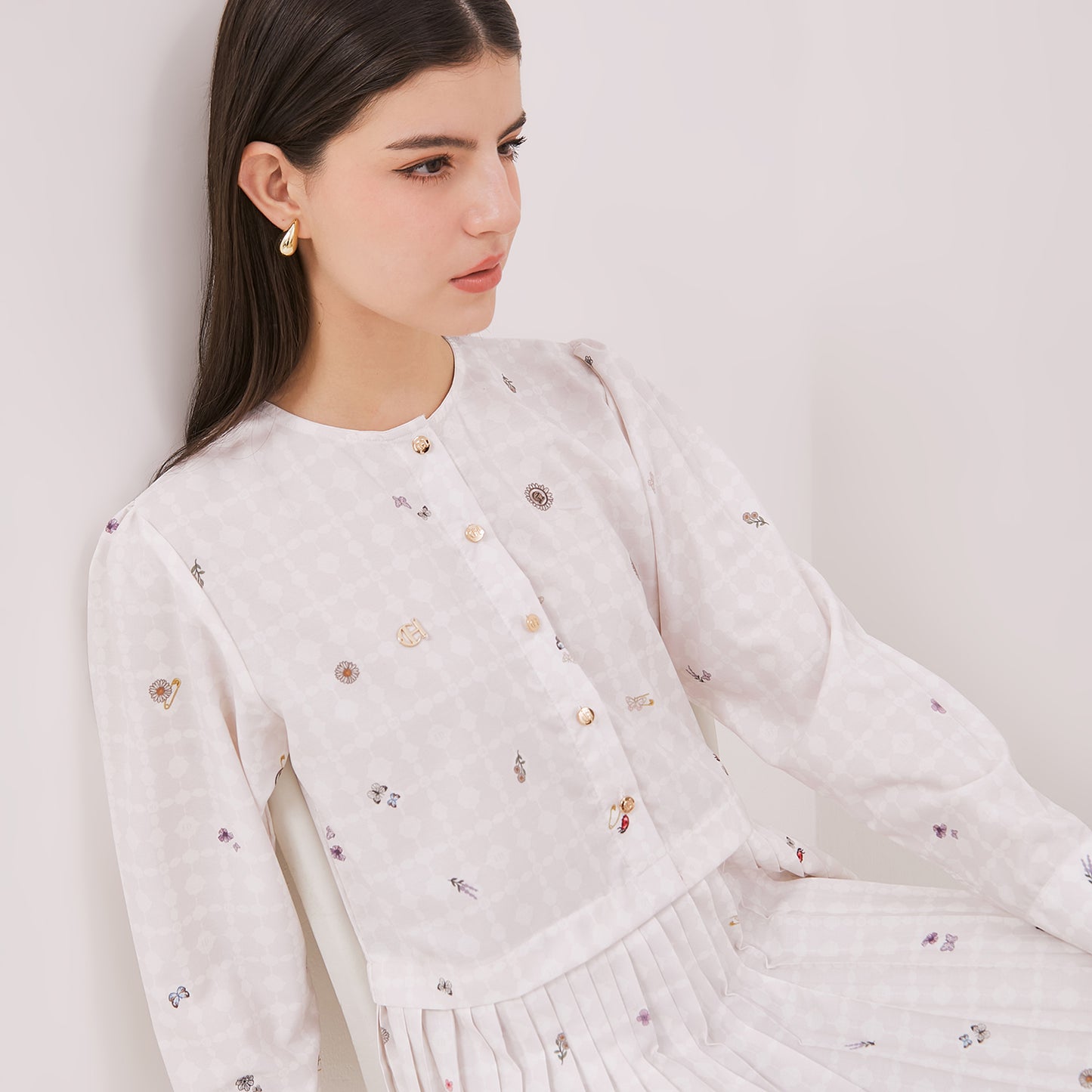 Chanté - Hazel Blouse in Broken White
