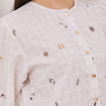 Chanté - Hazel Blouse in Broken White