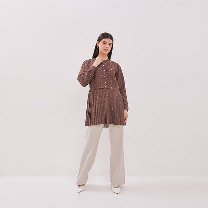 Chanté - Hazel Blouse in Dark Choco