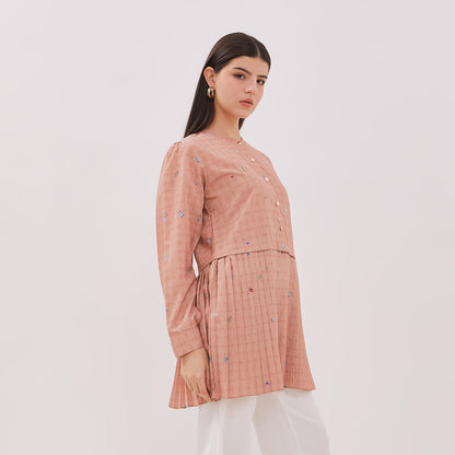 Chanté - Hazel Blouse in Salmon