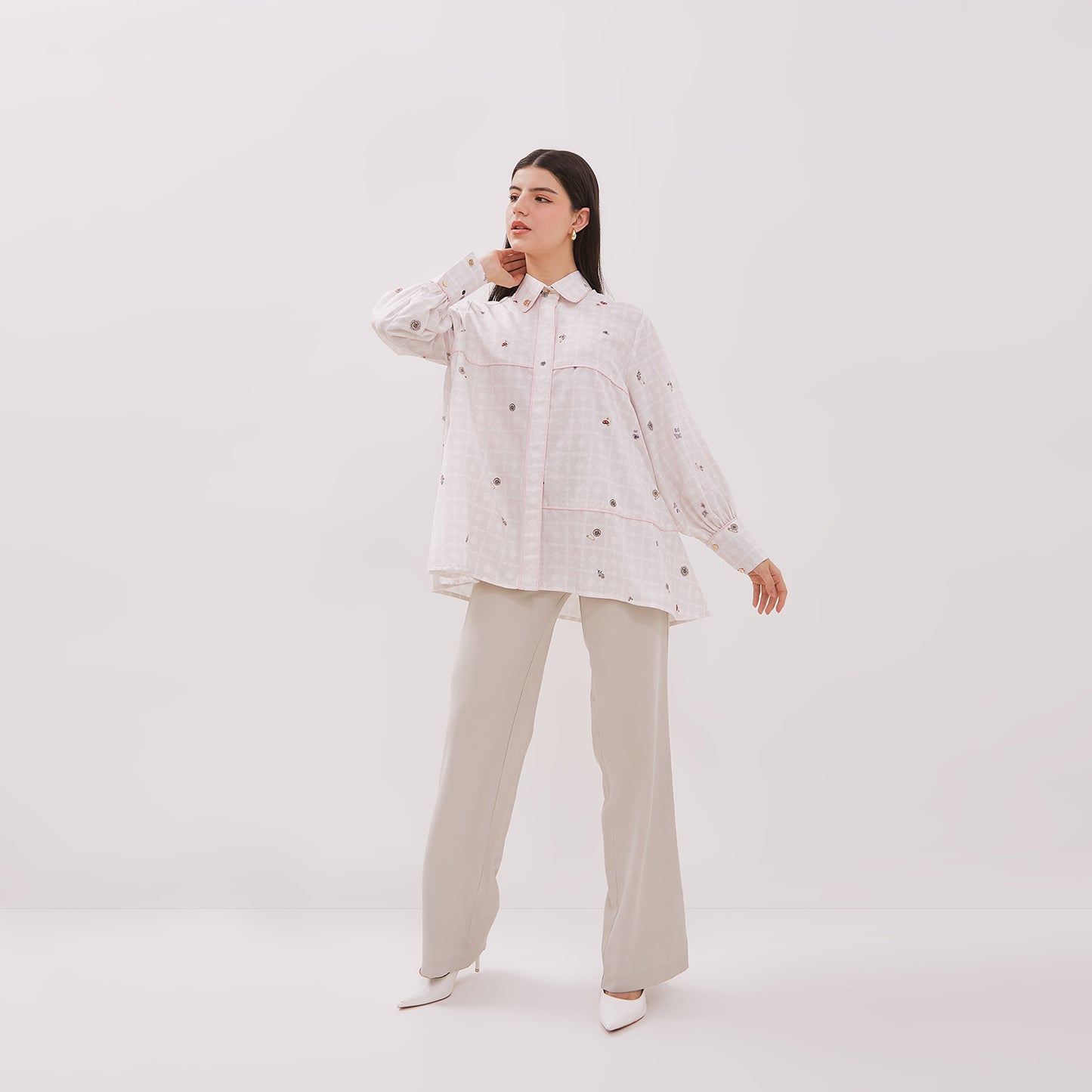 Chanté - Helma Shirt in Broken White