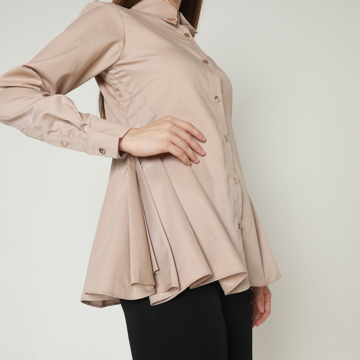 Chanté - Hanika Shirt in Nude