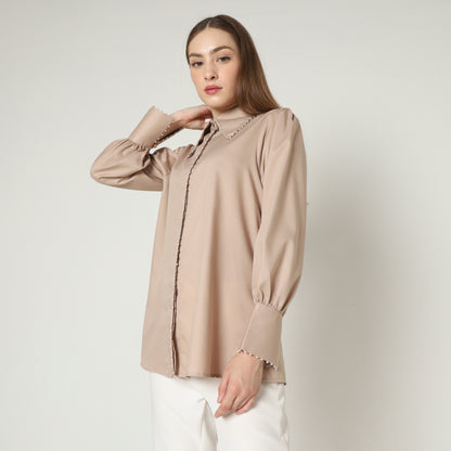 Chanté - Isela Shirt in Beige