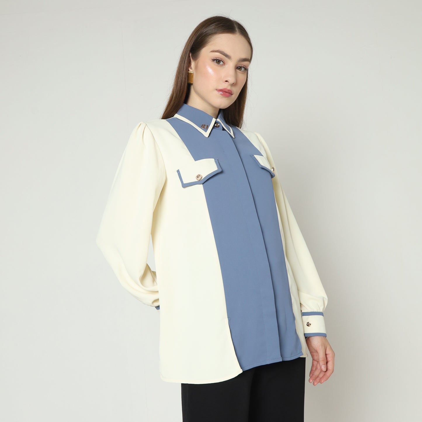 Chanté - Herina Shirt in Butter Denim