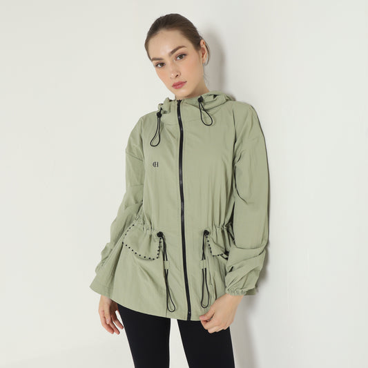 Chanté - Kataleya Active Hoodie Jacket - Sage