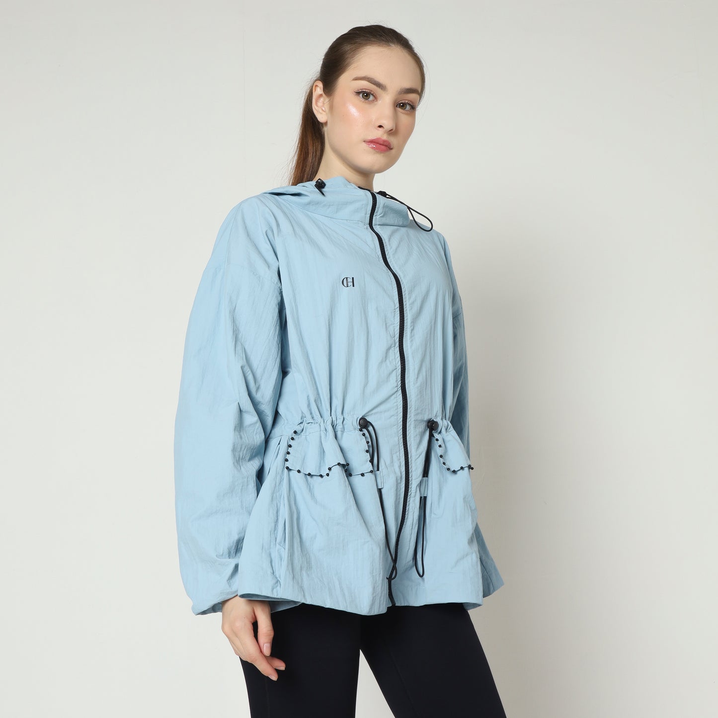 Chanté - Kataleya Active Hoodie Jacket - Blue