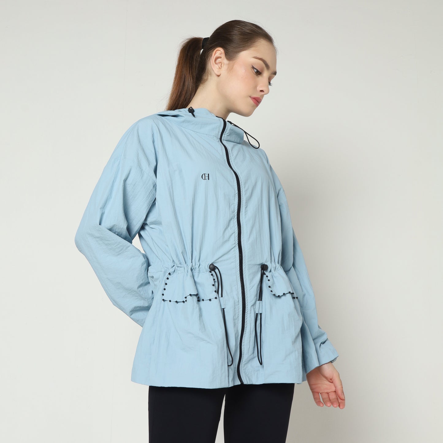 Chanté - Kataleya Active Hoodie Jacket - Blue