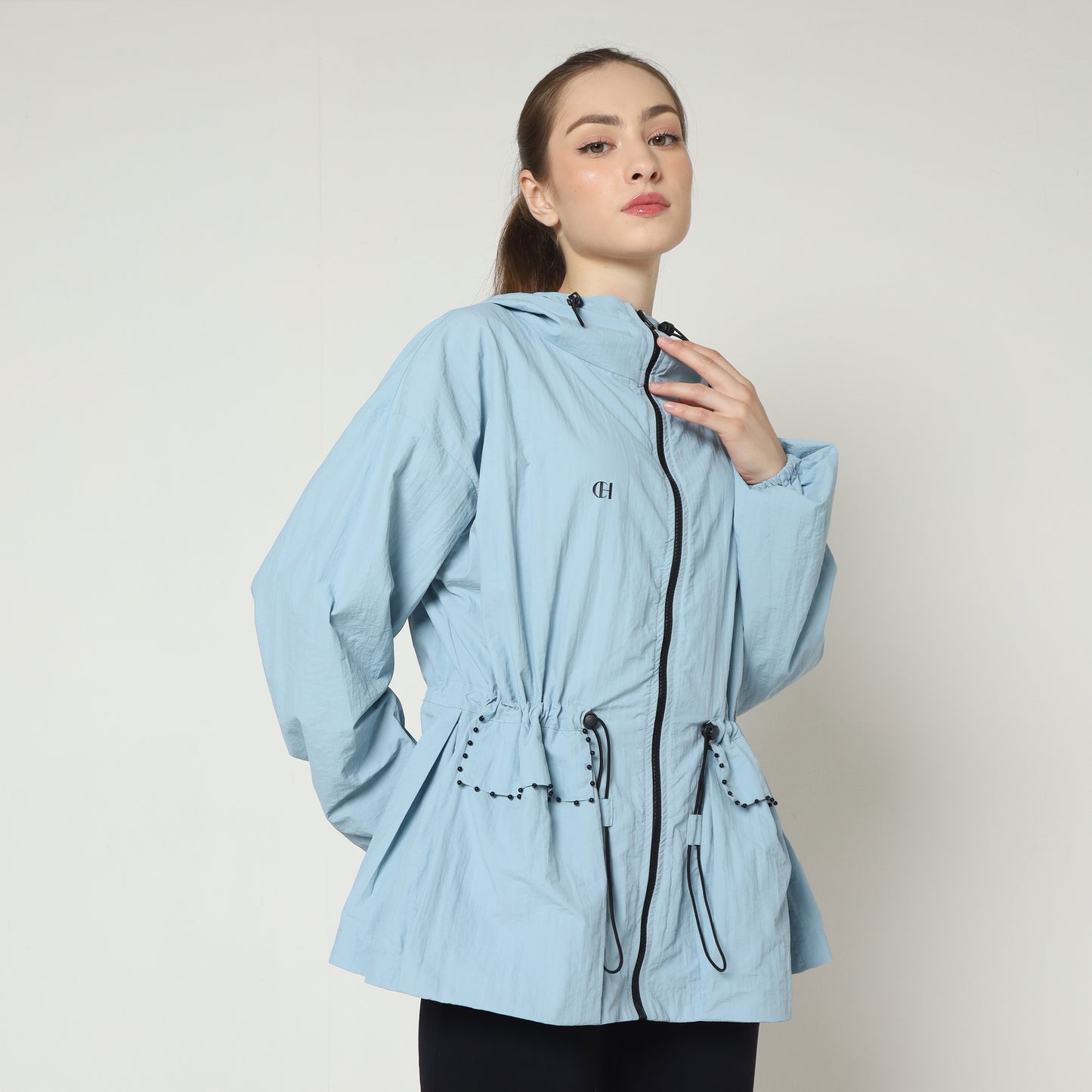 Chanté - Kataleya Active Hoodie Jacket - Blue