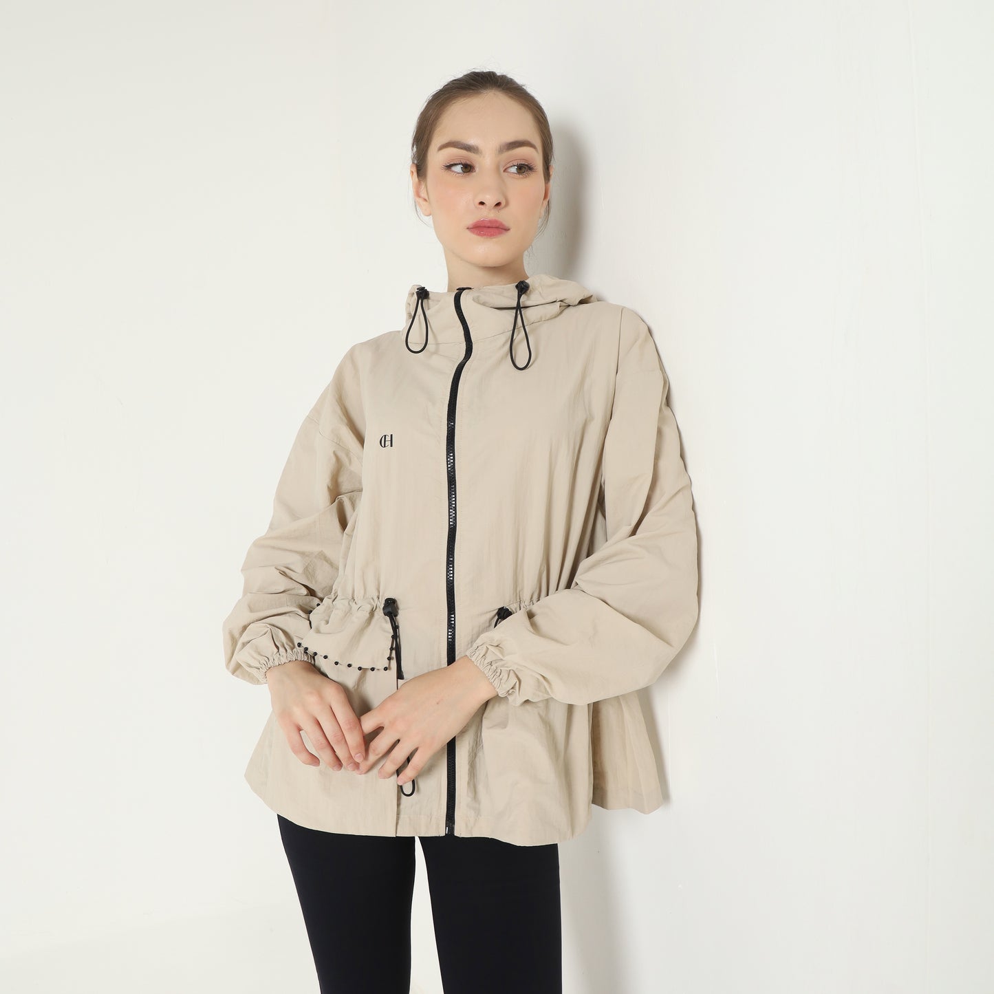 Chanté - Kataleya Active Hoodie Jacket - Khaki