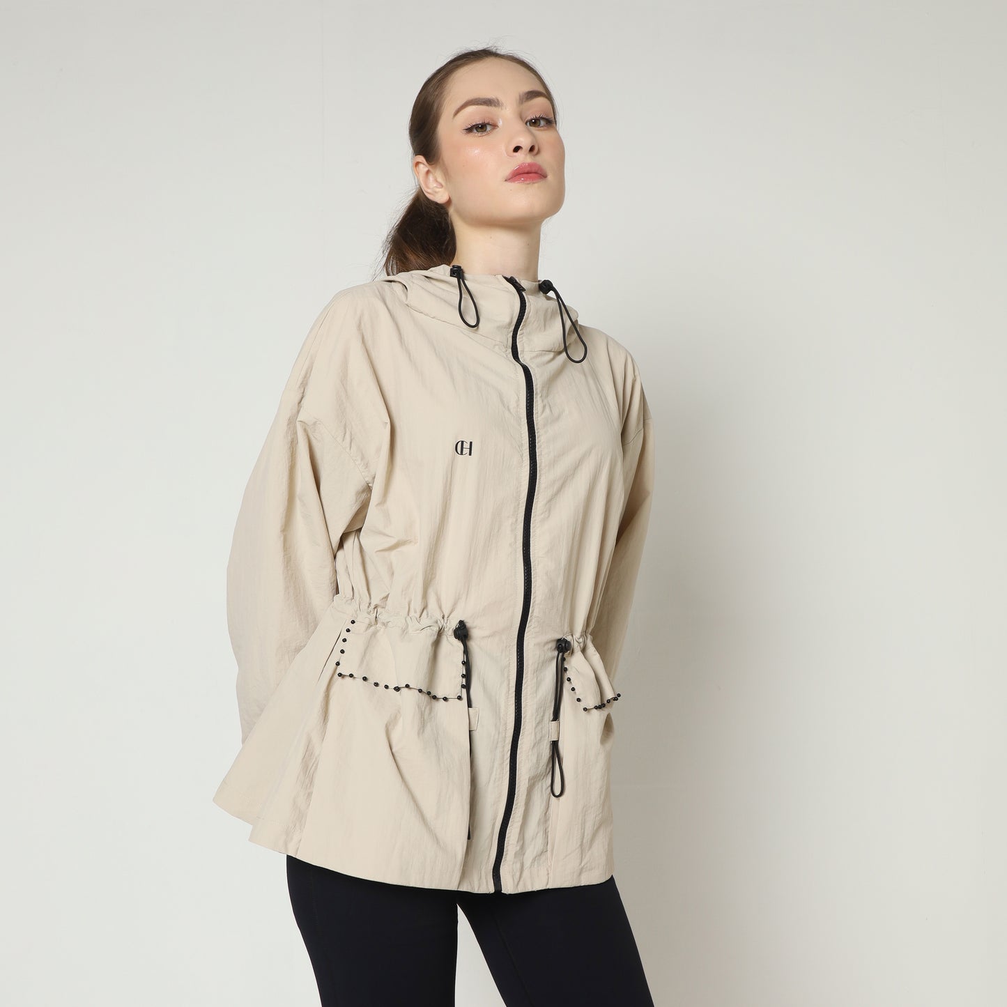 Chanté - Kataleya Active Hoodie Jacket - Khaki