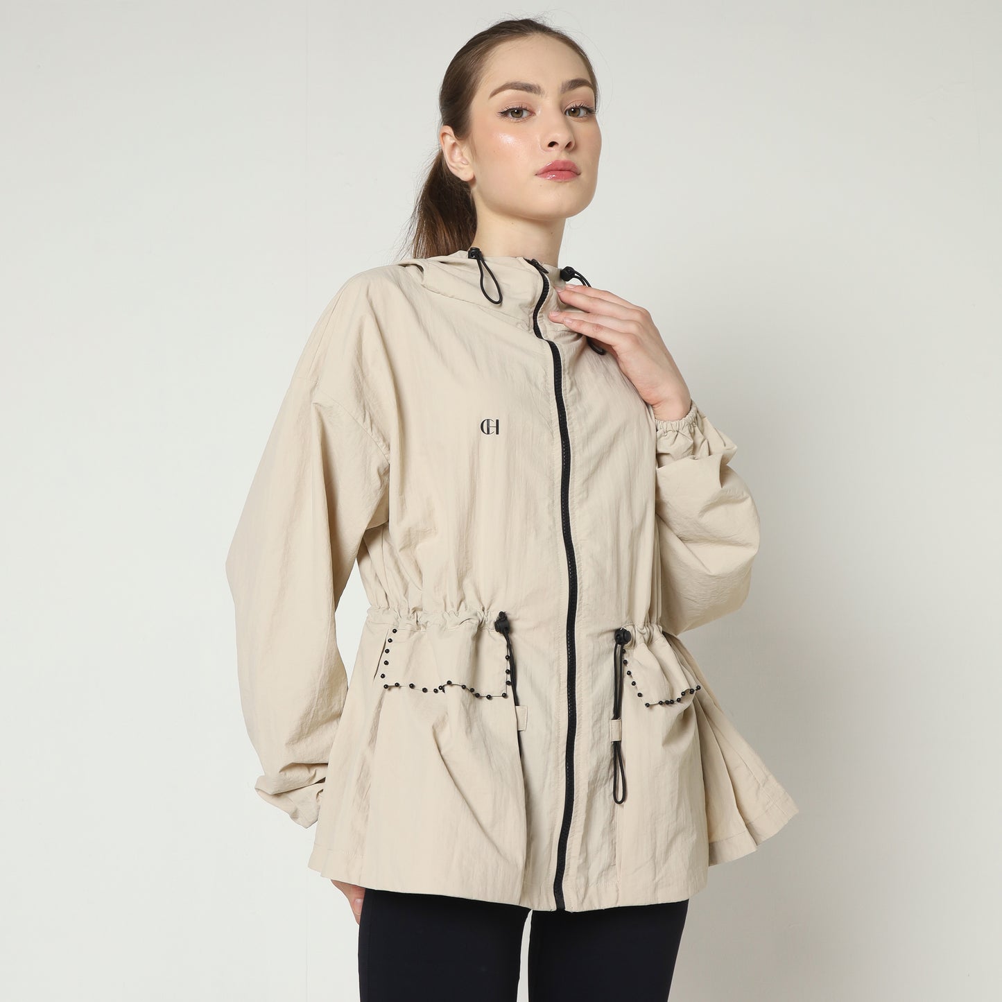 Chanté - Kataleya Active Hoodie Jacket - Khaki