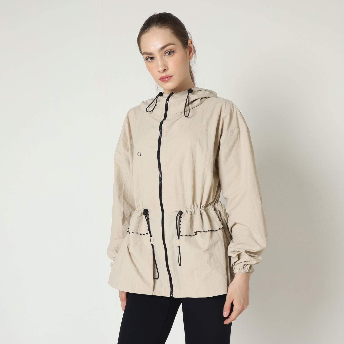 Chanté - Kataleya Active Hoodie Jacket - Khaki