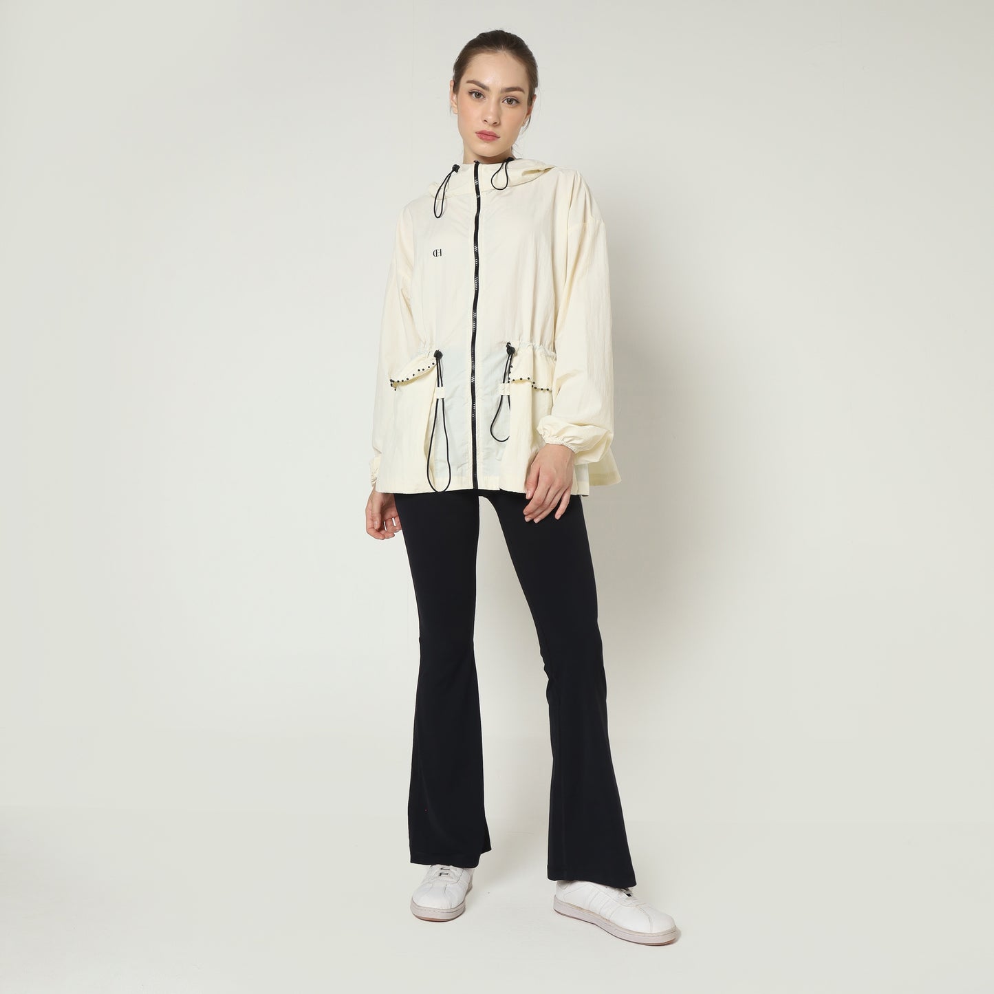 Chanté - Kataleya Active Hoodie Jacket - Cream