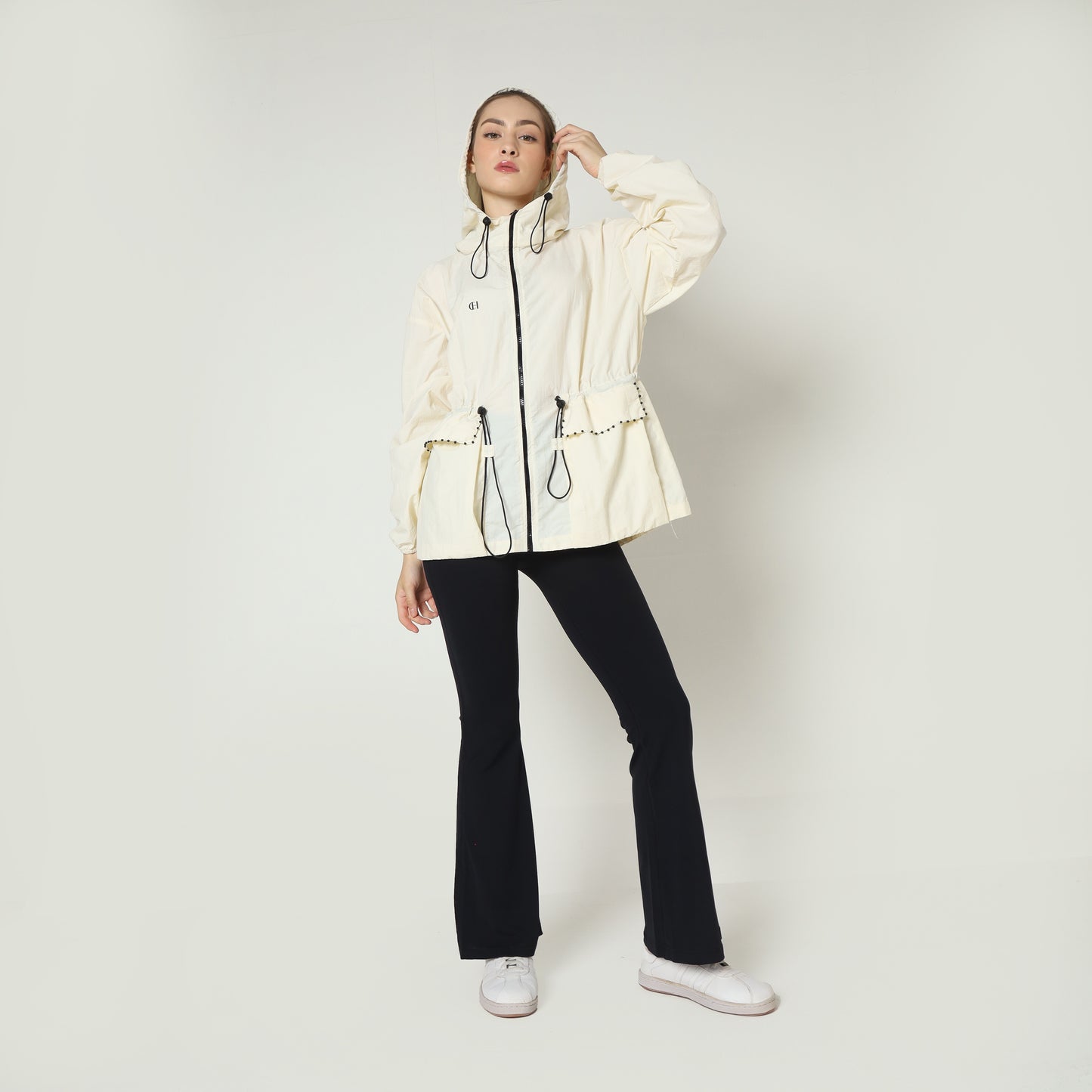 Chanté - Kataleya Active Hoodie Jacket - Cream