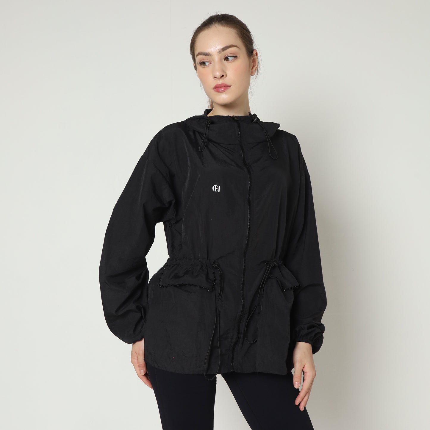 Chanté - Kataleya Active Hoodie Jacket - Black
