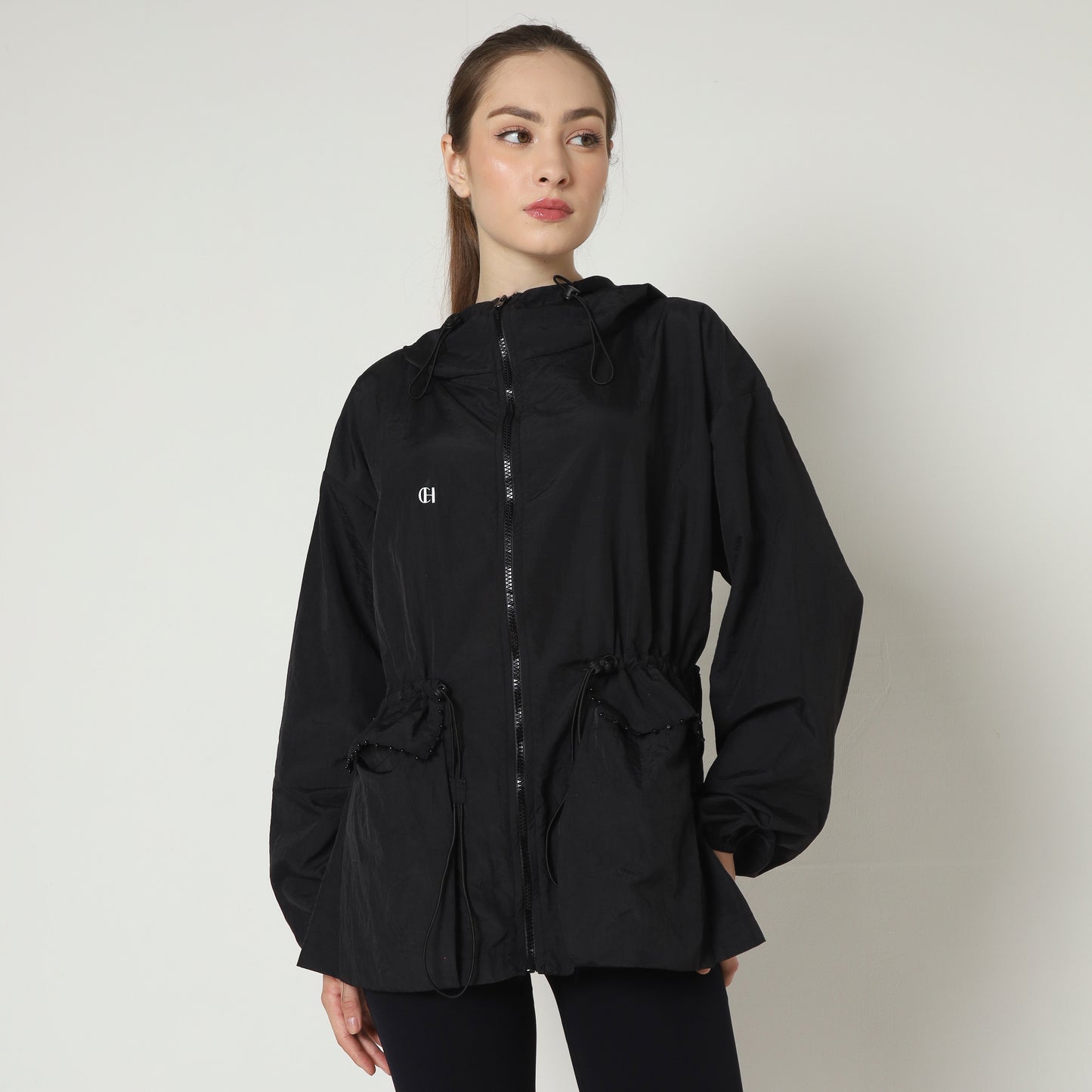 Chanté - Kataleya Active Hoodie Jacket - Black