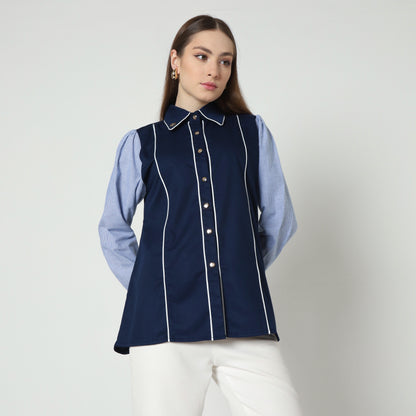 Chanté - Naomi Shirt in Navy