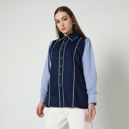 Chanté - Naomi Shirt in Navy