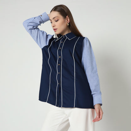Chanté - Naomi Shirt in Navy