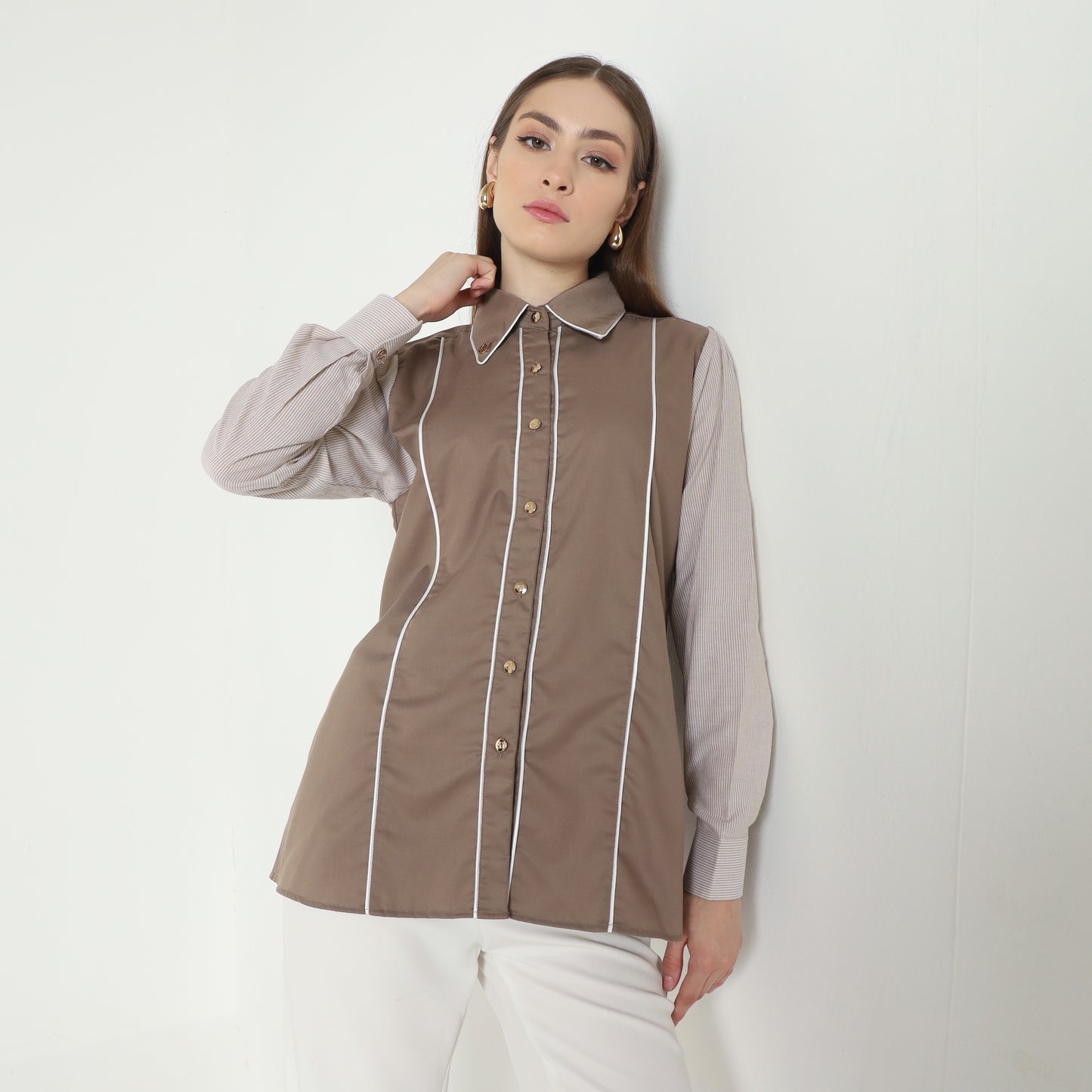 Chanté - Naomi Shirt in Sand