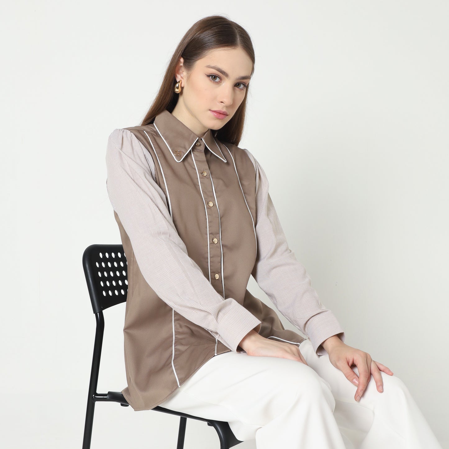 Chanté - Naomi Shirt in Sand