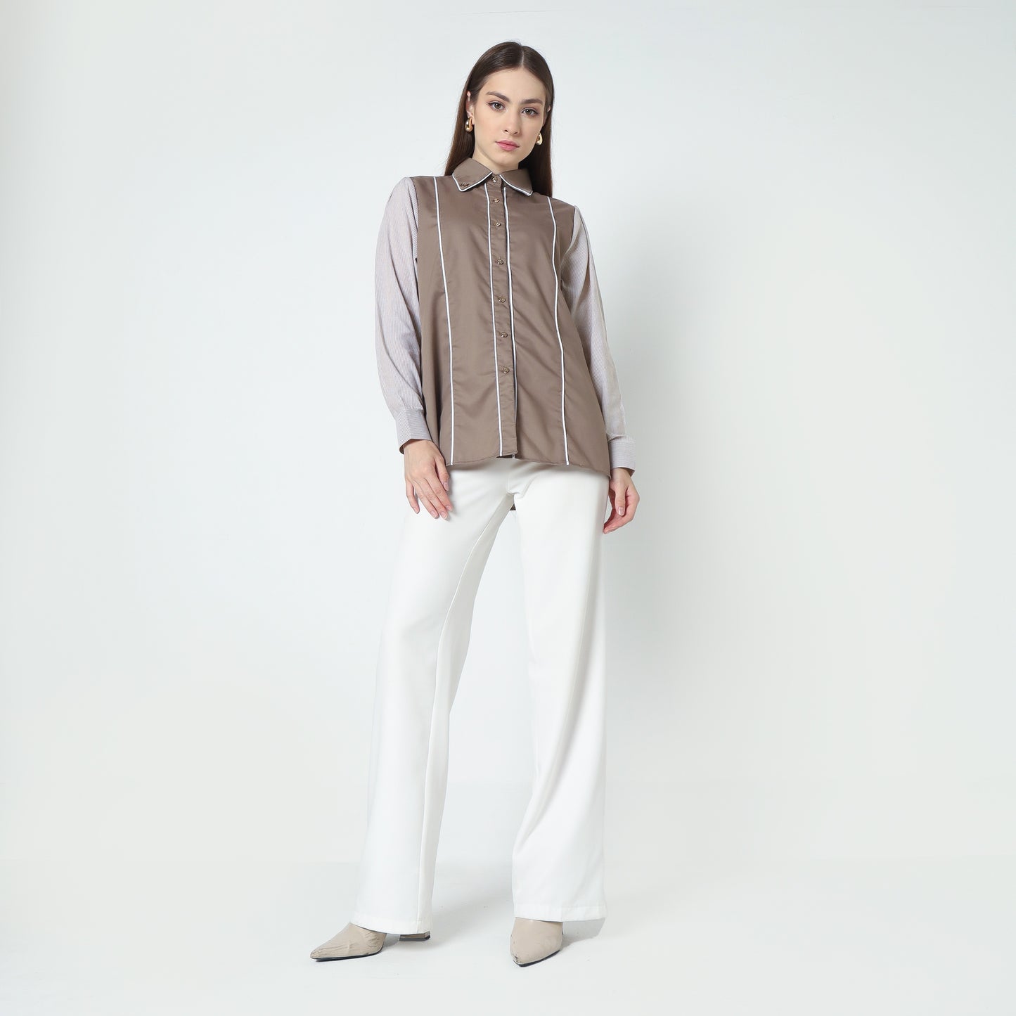 Chanté - Naomi Shirt in Sand