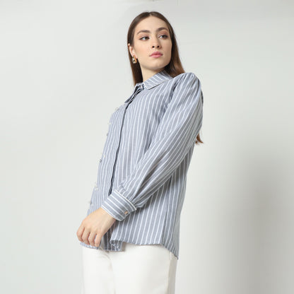 Chanté - Nyra Shirt in Grey