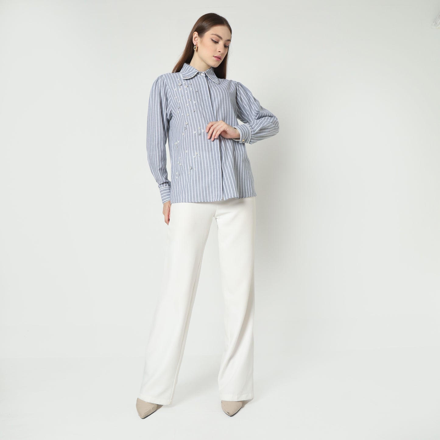 Chanté - Nyra Shirt in Grey
