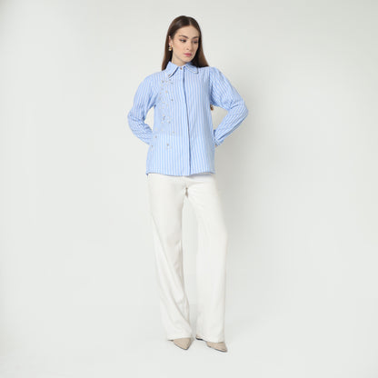 Chanté - Nyra Shirt in Blue