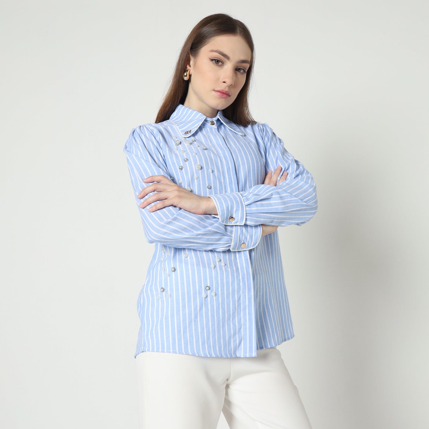 Chanté - Nyra Shirt in Blue