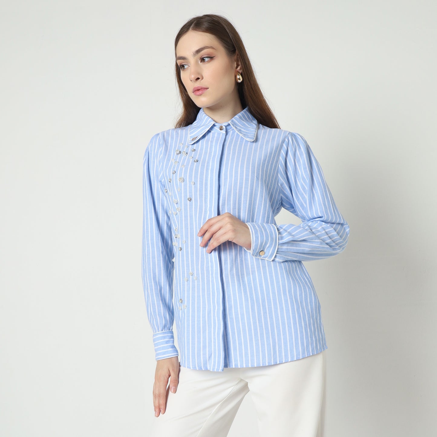 Chanté - Nyra Shirt in Blue