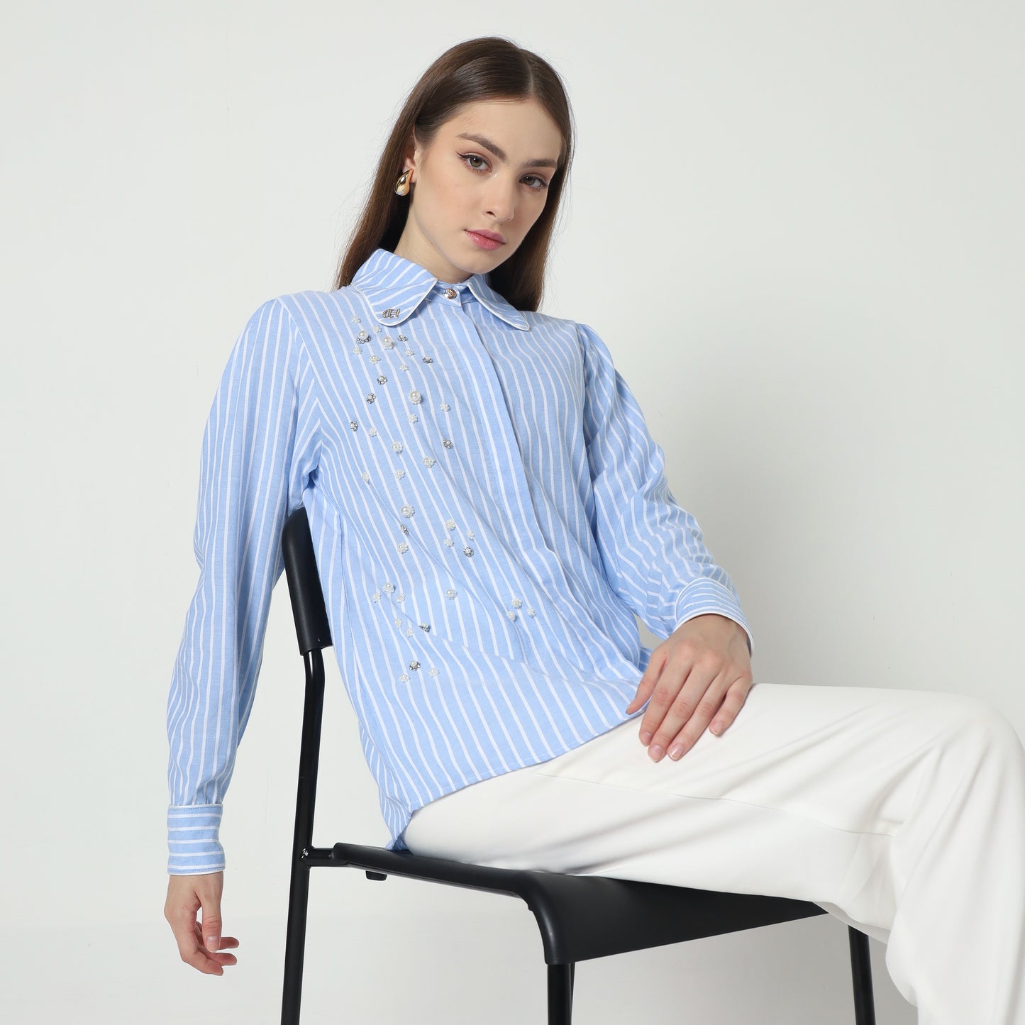 Chanté - Nyra Shirt in Blue