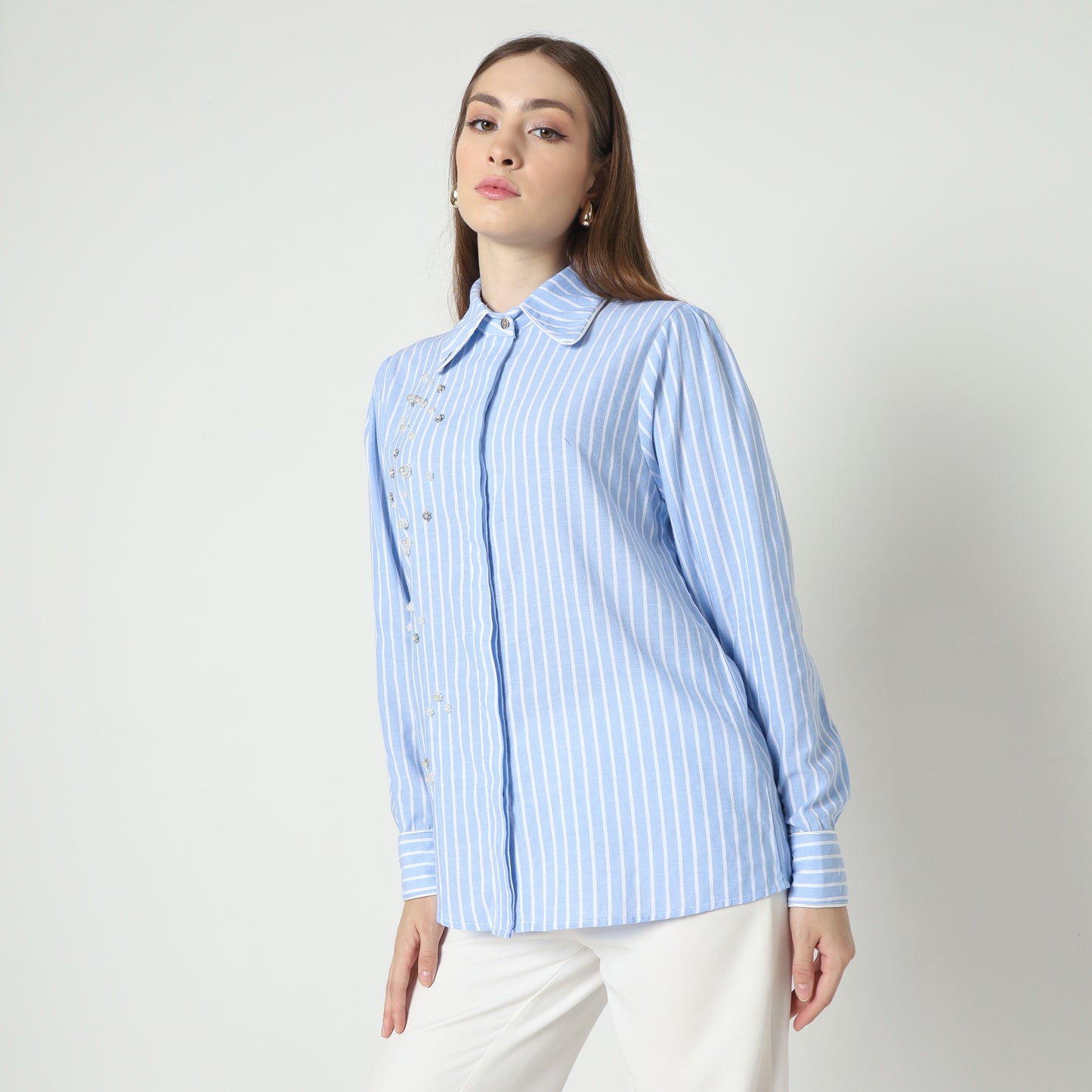 Chanté - Nyra Shirt in Blue