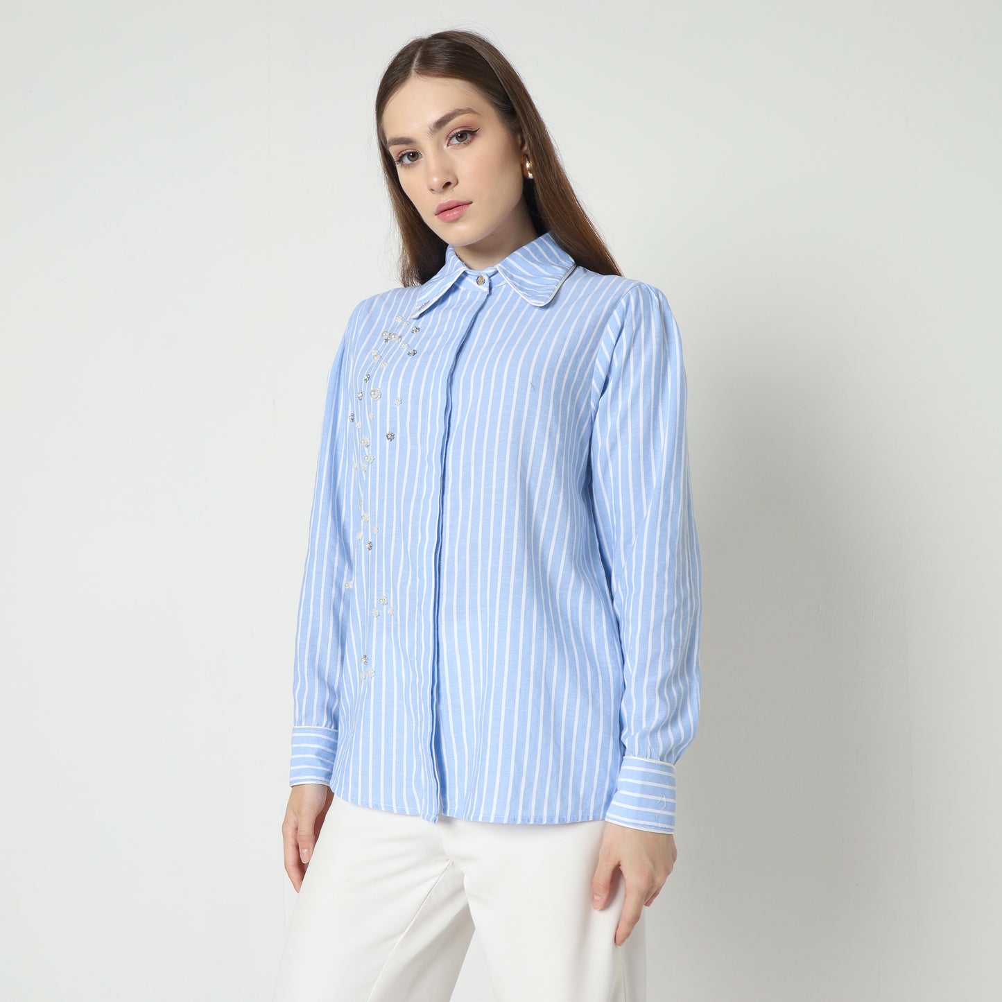 Chanté - Nyra Shirt in Blue