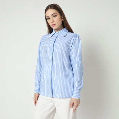 Chanté - Nyra Shirt in Blue