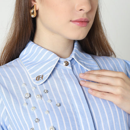 Chanté - Nyra Shirt in Blue