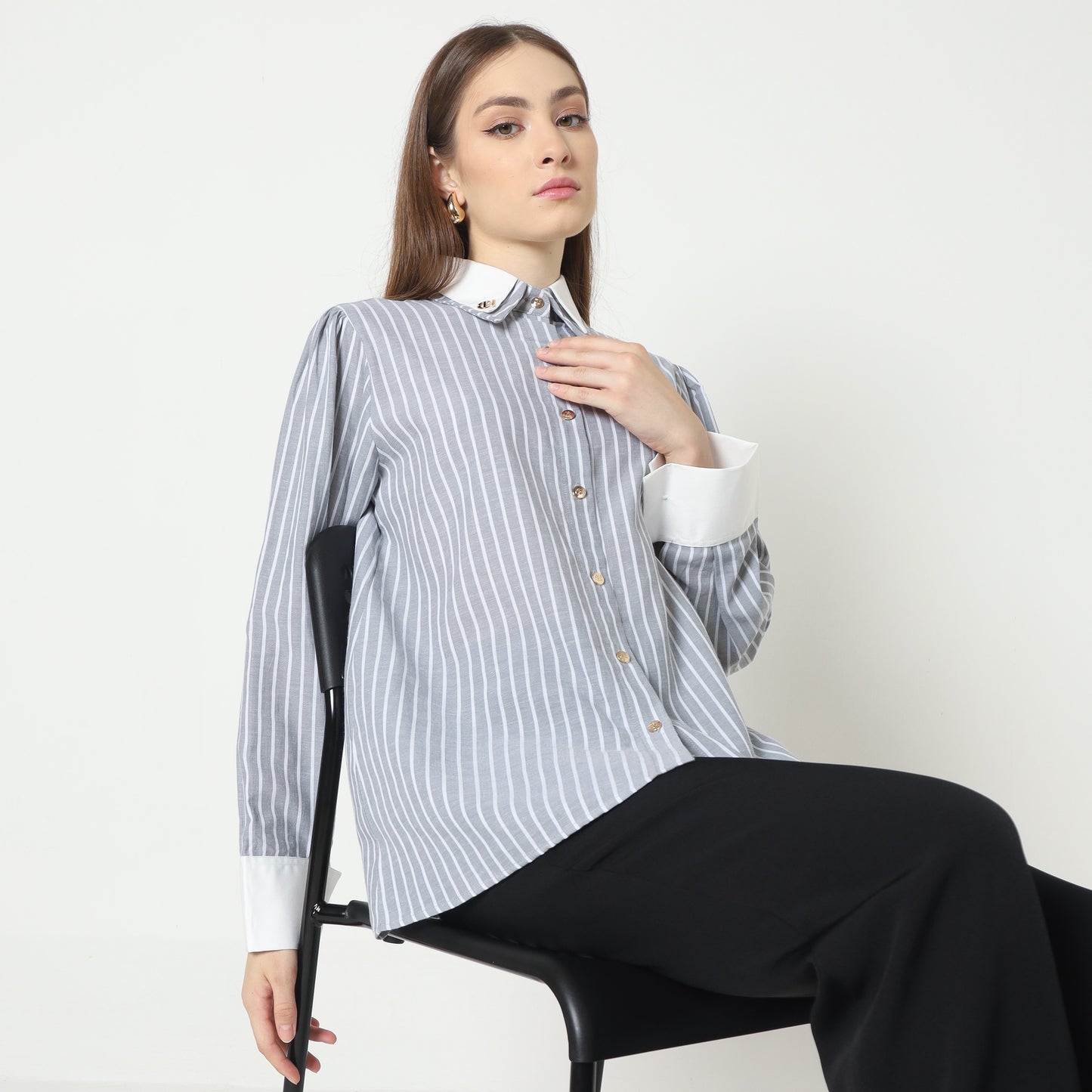 Chanté - Nuna Shirt in Grey