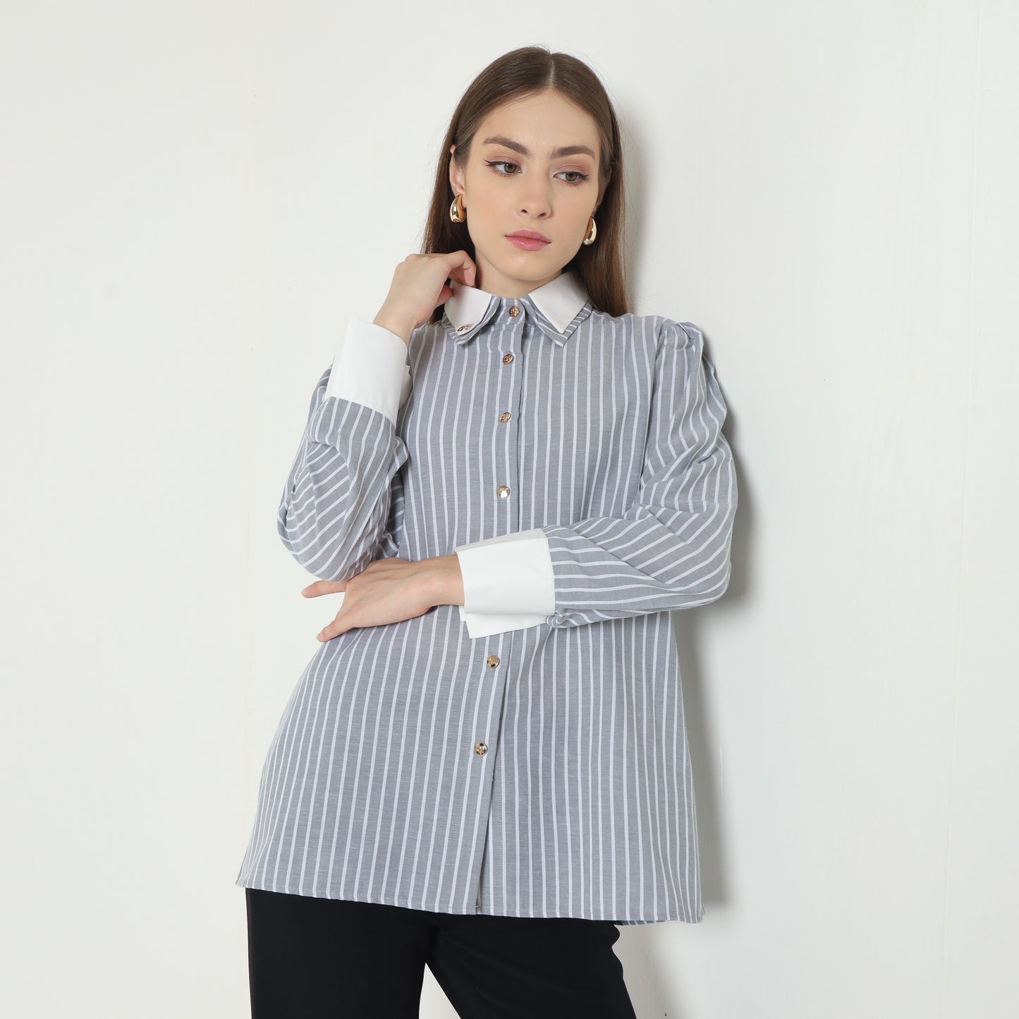 Chanté - Nuna Shirt in Grey